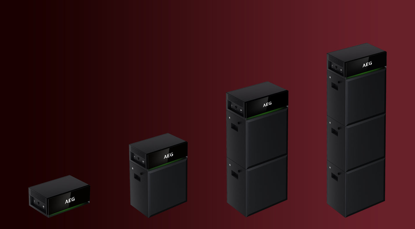 AEG Solarcube Plug-in-Batterie 4,8 kWh | Intelligente Plug-and-Play-Heimbatterie | AboutWatt