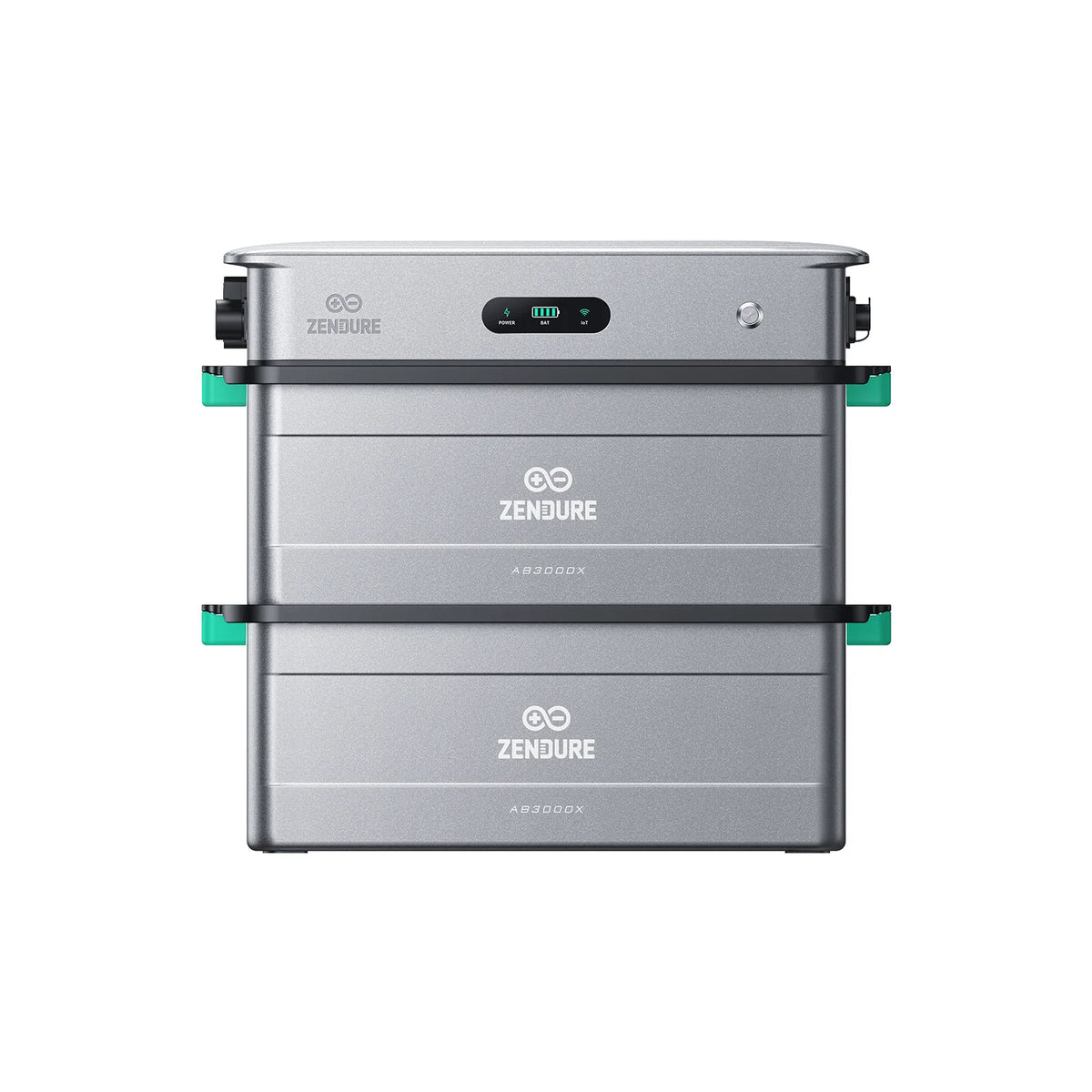 Zendure SolarFlow 2400 AC met twee AB3000X uitbreidingsbatterijen, 5,76 kWh