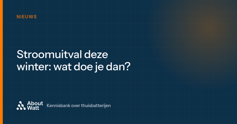 Stroom zal deze winter vaker uitvallen: Wat doe je dan?