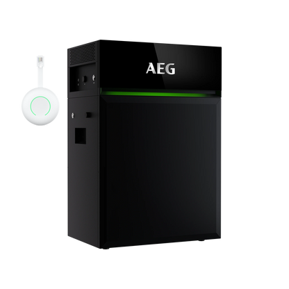 AEG Solarcube plug-in battery 4.8 kWh | smart plug-and-play home battery | AboutWatt 