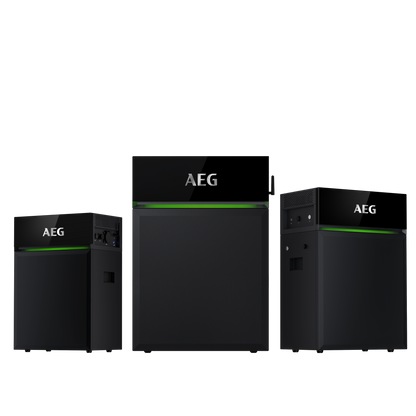 AEG Solarcube Plug-in-Batterie 4,8 kWh | Intelligente Plug-and-Play-Heimbatterie | AboutWatt 