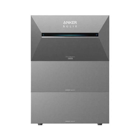 Anker Solix plug-in thuisbatterij | Solarbank 3 Pro + 2x BP2700 Expansion batterij, 8.1 kWh opslag incl. P1 meter