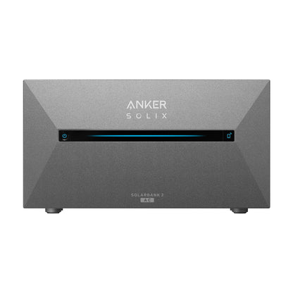 Anker Solix plug-in thuisbatterij | Solarbank 2 AC + 2x BP2700 Expansion batterij, 7.0 kWh opslag, incl. P1 meter