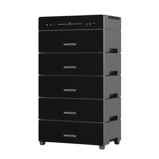 Marstek Plug-in thuisbatterij | Venus A Master + 4x Venus A uitbreidingsbatterij | 10.6 kWh opslag incl. P1 meter