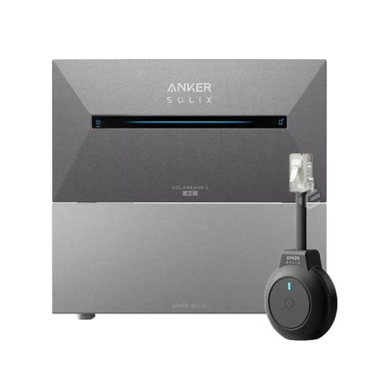 Anker Solix plug-in thuisbatterij | Solarbank 2 AC + BP2700 Expansion batterij, 4.3 kWh opslag incl. P1 meter