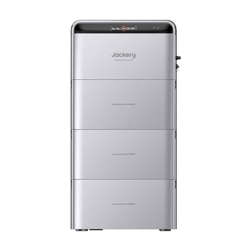 Jackery SolarVault 3 Pro Max AC set 10,08 kWh met 3x BP2500 uitbreidingsbatterij