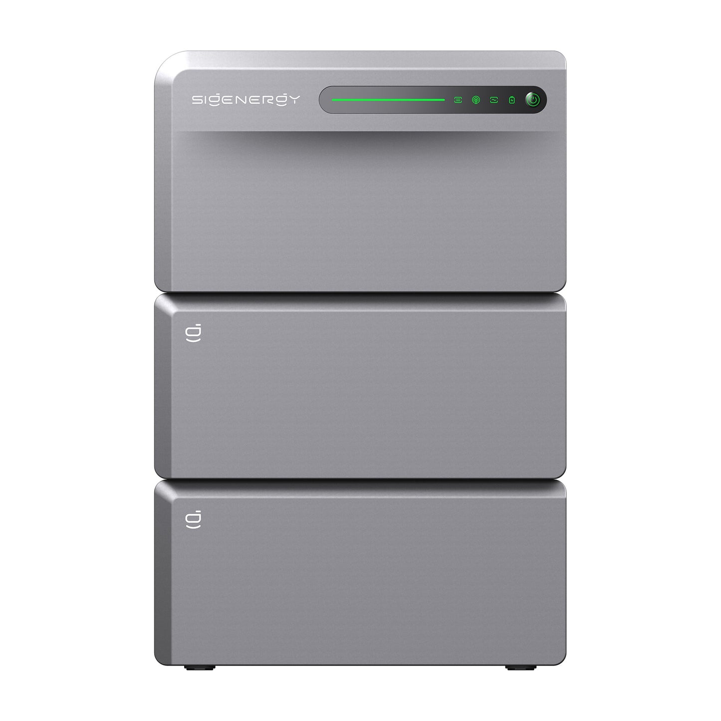 Sigenergy SigenMate 2700 Ultra set van 8,1 kWh - vooraanzicht met twee batterijmodules